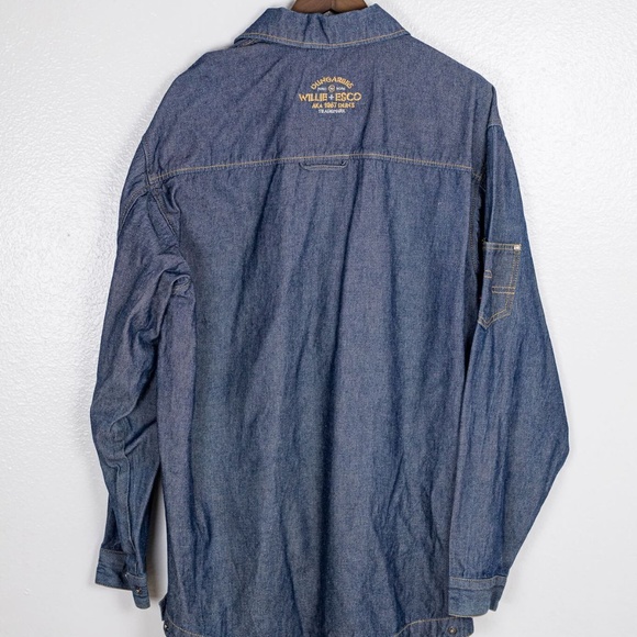 Vintage 90's Willie Esco Pullover Denim Jacket - Picture 2 of 4